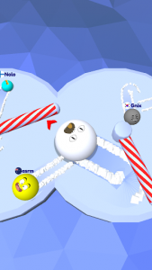 اسکرین شات بازی Snow Roll.io 2