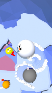اسکرین شات بازی Snow Roll.io 3