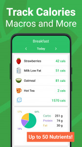 اسکرین شات برنامه UK Calorie Counter: MyNetDiary 2