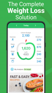 اسکرین شات برنامه Calorie Counter - MyNetDiary 1