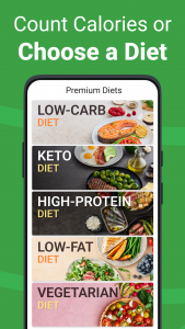 اسکرین شات برنامه Calorie Counter - MyNetDiary 5