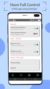 اسکرین شات 4 برنامه Barcode reader and Generator