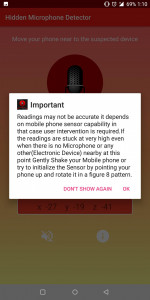 اسکرین شات 2 برنامه Hidden Microphone Detector