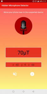 اسکرین شات 3 برنامه Hidden Microphone Detector