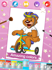اسکرین شات بازی Driving Animals Coloring Pages 5