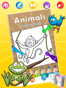 اسکرین شات برنامه Animals Coloring Pages 6