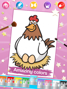 اسکرین شات برنامه Animals Coloring Pages 1