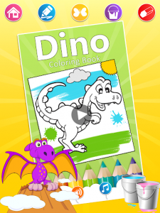 اسکرین شات برنامه Dino Coloring Pages🦕 6