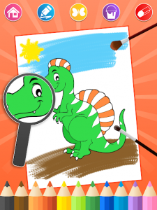 اسکرین شات برنامه Dino Coloring Pages🦕 4