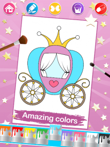 اسکرین شات برنامه Princess Coloring Pages for Kids 👸💍 7