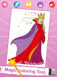 اسکرین شات برنامه Princess Coloring Pages 5