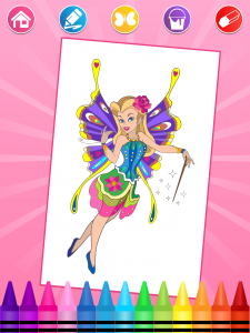 اسکرین شات برنامه Princess Coloring Pages 1
