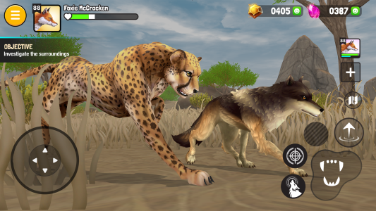 اسکرین شات 1 بازی Animal Kingdoms: Wolf Sim MMO