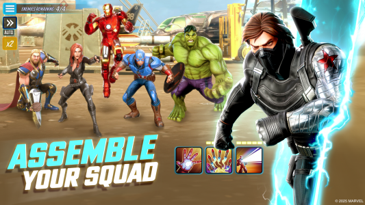 اسکرین شات 1 بازی MARVEL Strike Force: Squad RPG