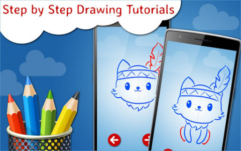 اسکرین شات بازی How to Draw Kawaii Step by Step Drawing App 3
