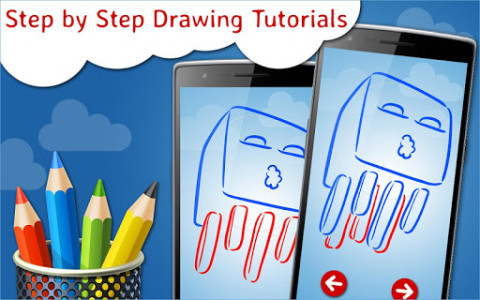 اسکرین شات بازی How to Draw Minecraft step by step Drawing App 6
