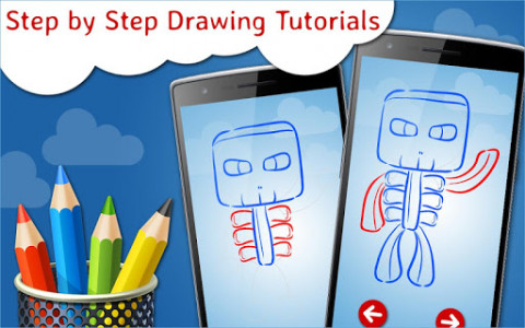 اسکرین شات بازی How to Draw Minecraft step by step Drawing App 7