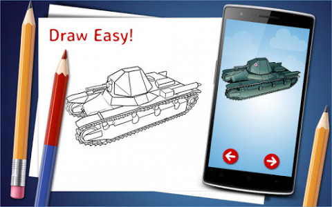 اسکرین شات بازی How to Draw Tanks Step by Step Drawing App 5