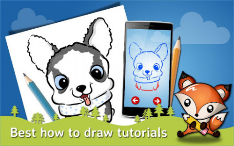 اسکرین شات برنامه How to Draw－Drawing lessons and Painting tutorials 3