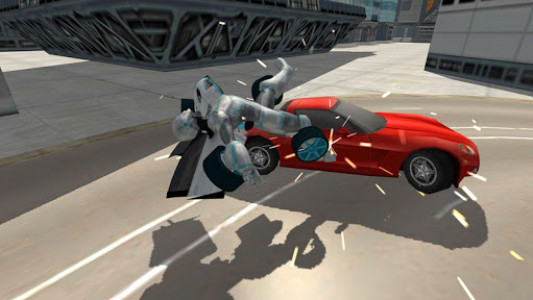اسکرین شات بازی Flying Car Robot Simulator 3
