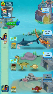 اسکرین شات بازی Idle Water Dino Tycoon 2