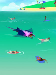 اسکرین شات بازی Shark Attack 3D 2