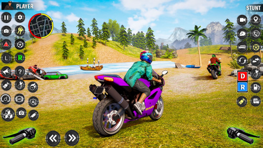 اسکرین شات 2 بازی Heavy Bike Racing Motor Tour