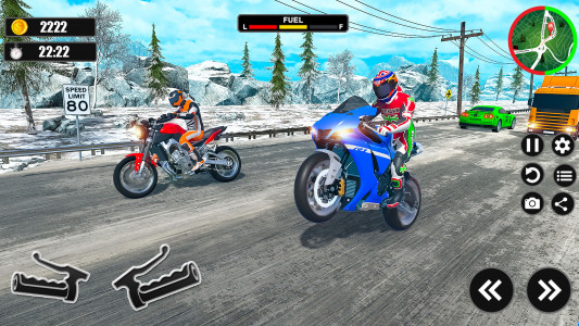 اسکرین شات 5 بازی Heavy Bike Racing Motor Tour