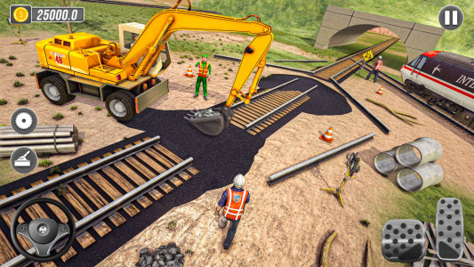 اسکرین شات برنامه City Train Track Construction 1
