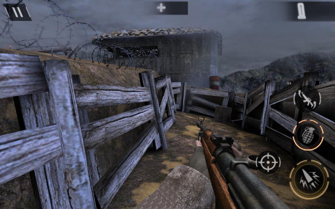 اسکرین شات بازی Call of World War 2 : Battlefield Game 1