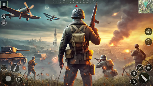 اسکرین شات 1 بازی Call of World War Battlefield