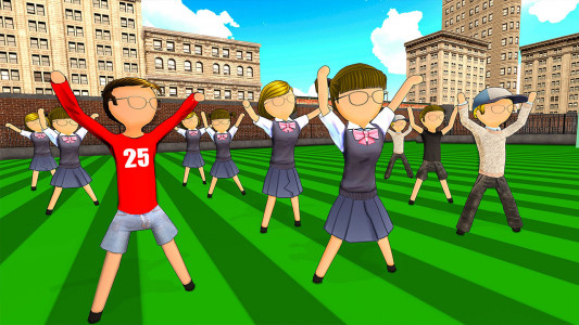 اسکرین شات بازی Stickman High School Girl Game 3