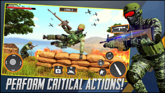 اسکرین شات بازی Call of Guns Shooter ww2 : offline war duty games 7