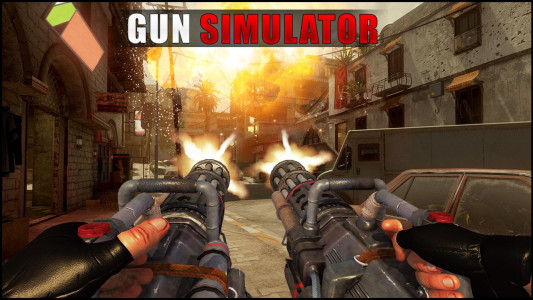 اسکرین شات بازی Gun simulator : War Guns Game Simulation Shooter 1