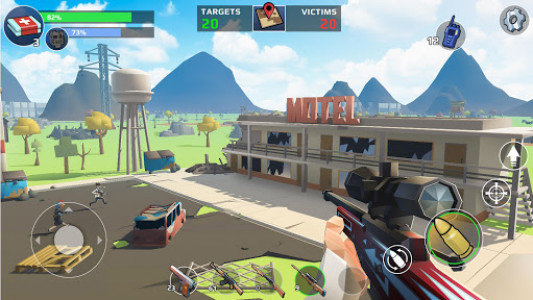 اسکرین شات بازی Battle Royale: FPS Shooter 1