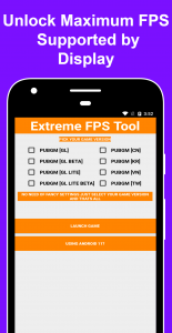اسکرین شات برنامه Extrem 90fps tool:unlock 90fps 2