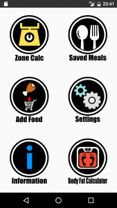 اسکرین شات 1 برنامه Zone Diet Free