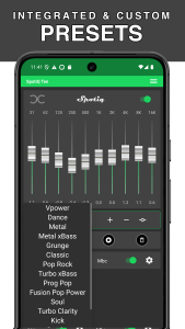 اسکرین شات 2 برنامه SpotiQ Ten - Equalizer Booster