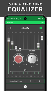 اسکرین شات 6 برنامه SpotiQ Ten - Equalizer Booster