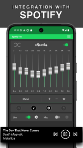 اسکرین شات 1 برنامه SpotiQ Ten - Equalizer Booster