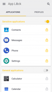 اسکرین شات برنامه App Lock 1