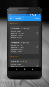 اسکرین شات برنامه GPS Speedometer 6