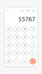 اسکرین شات برنامه Minimal Calculator 3