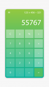 اسکرین شات برنامه Minimal Calculator 1