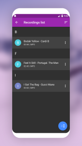 اسکرین شات 7 برنامه MP3 Recorder