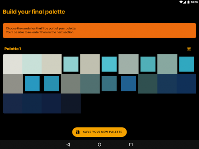 اسکرین شات برنامه Graphix - color palette of pictures & wallpapers 8