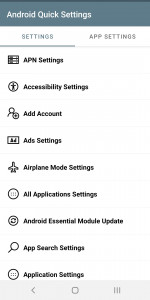 اسکرین شات برنامه Android Quick Settings 1