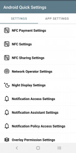 اسکرین شات برنامه Android Quick Settings 4