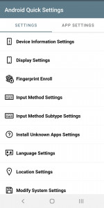 اسکرین شات برنامه Android Quick Settings 3