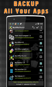 اسکرین شات برنامه My APKs Pro - backup manage apps apk advanced 1